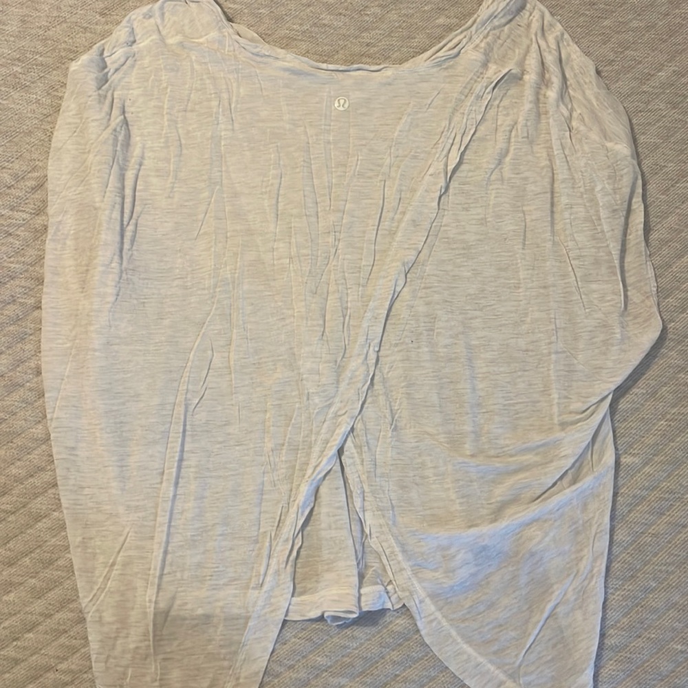 Original Lulu open back yoga shirt